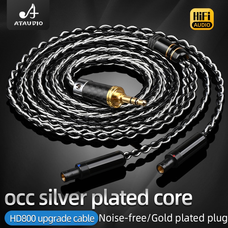 ATAUDIO-HiFi  Upgrand ̺ OCC   ھ, HD800 ̾ ׷̵ ̺ 2.5/3.5/4.4/6.5mm ̾ ̺